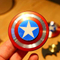 Mano Fidget Juguete Capitán América Escudo Mano Spinner Metal Dedo Estrés reducir H